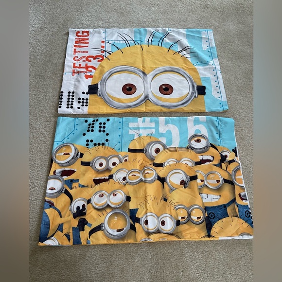 Minion Pillowcases - Set of 2 - Despicable Me - Bedding - Picture 1 of 4